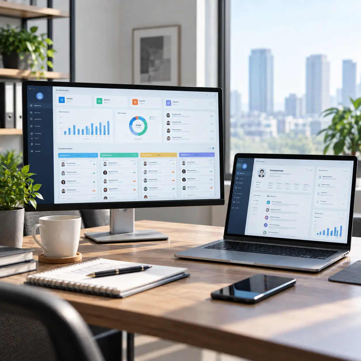 InvesQ CRM pipeline view