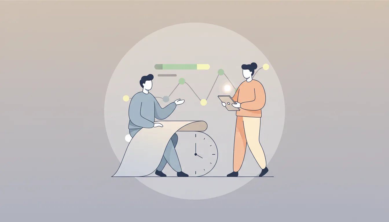 Professional services firm collaboration illustration